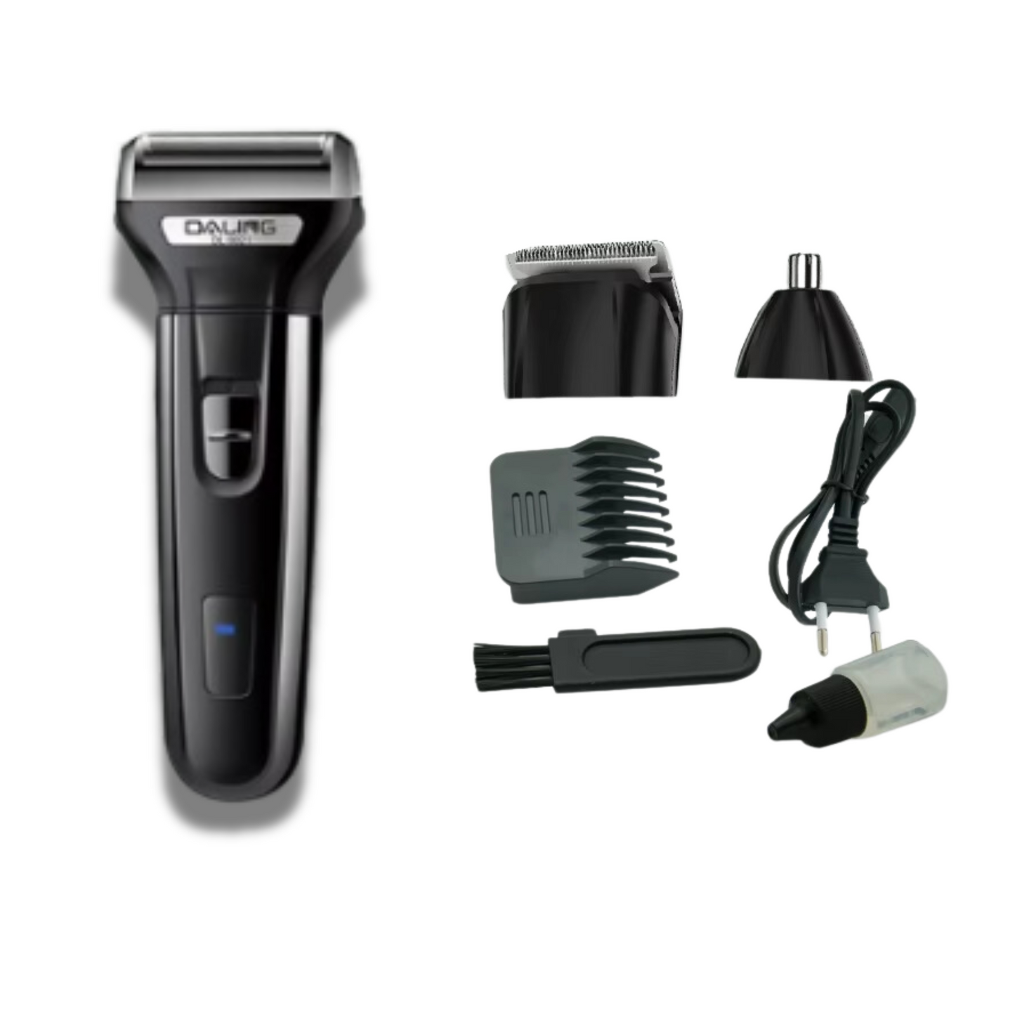 Afeitadora recargable 3 en 1: afeitado suave para cuerpo y barba