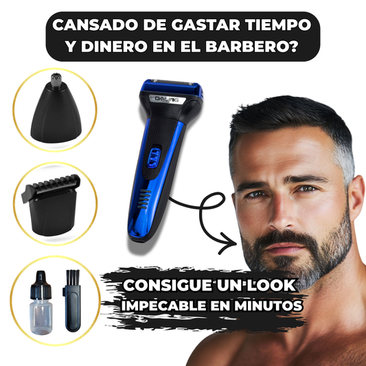 Afeitado suave cuerpo y barba 3 en 1 - Recargable