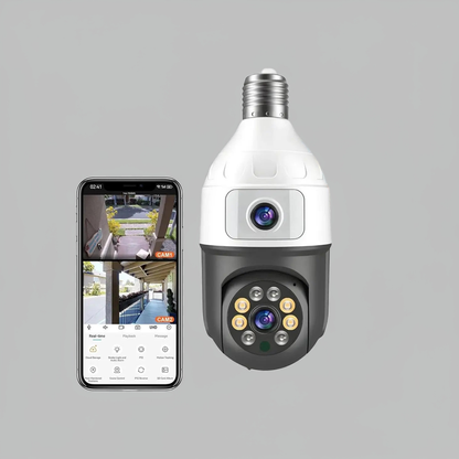 Cámara de Seguridad Doble Lente 360°